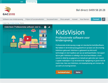 Tablet Screenshot of kidsvision.nl